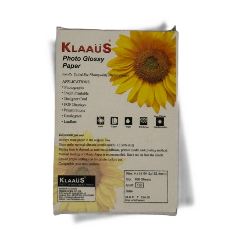 KLAAUS® Photo Glossy Inkjet Paper B